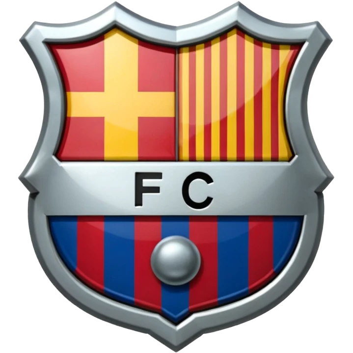 Emoji escudo barcelona realista emoji