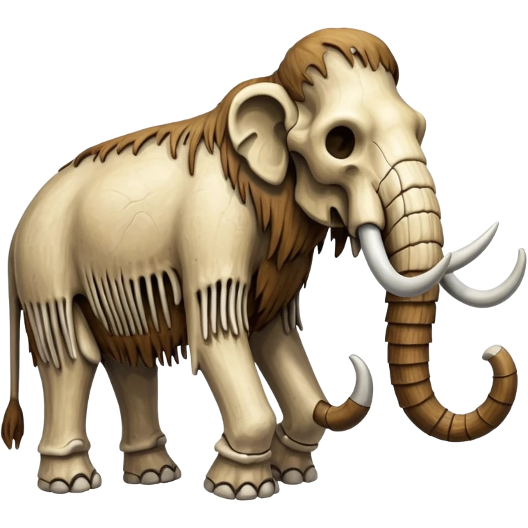 skeleton of a mammoth emoji