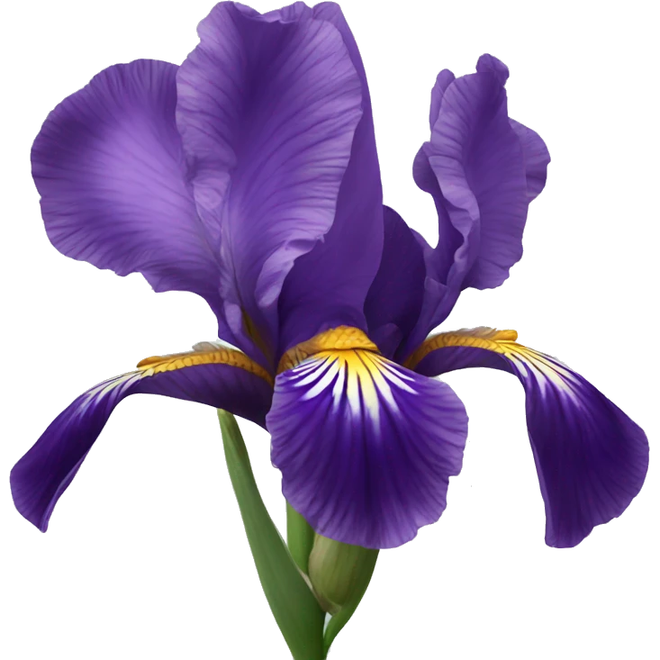 Iris flower emoji