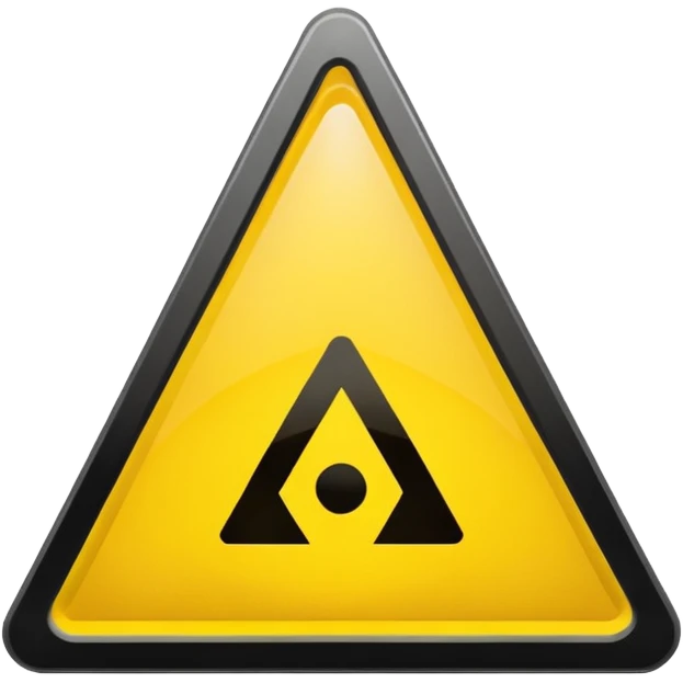 panneau attention  emoji