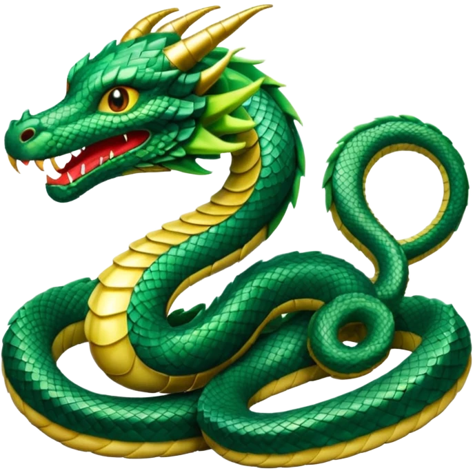Serpent dragon  emoji