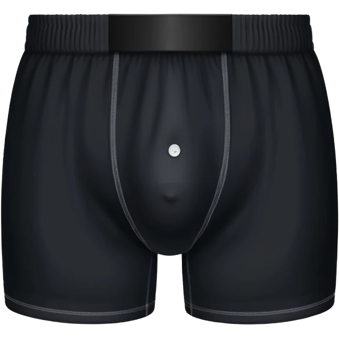 black boxers underwear emoji