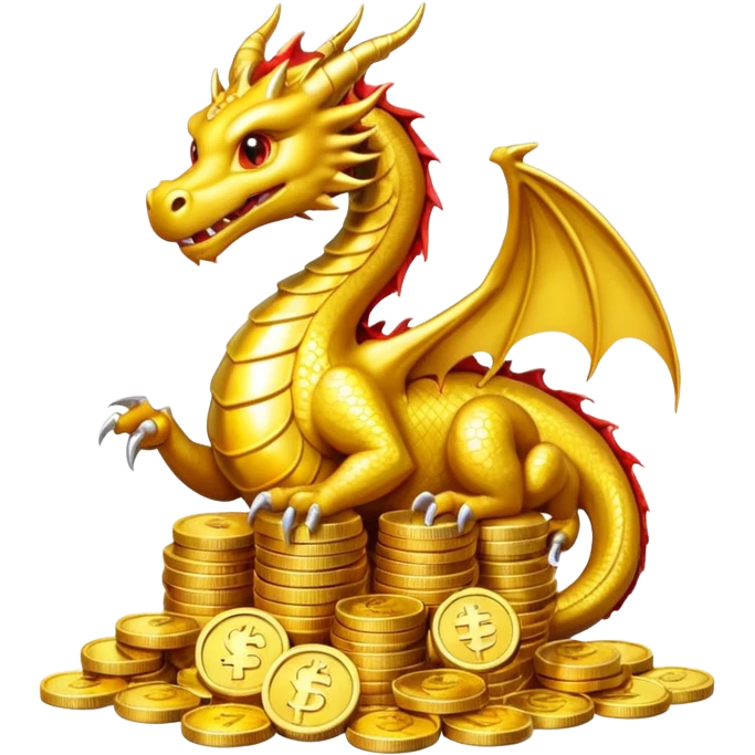strack coins dragon emoji