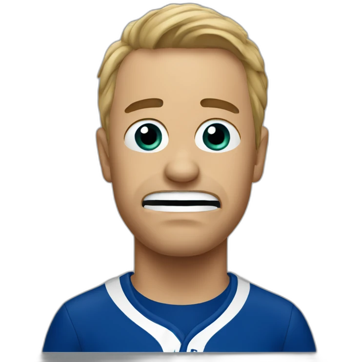 Crying dodgers fan emoji