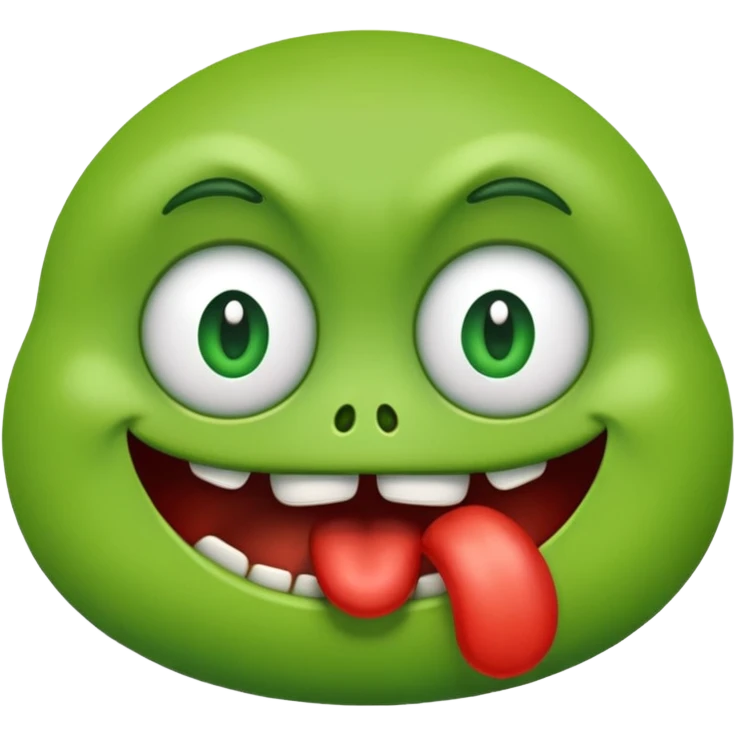 Evil greedy hungry salivating emoji emoji