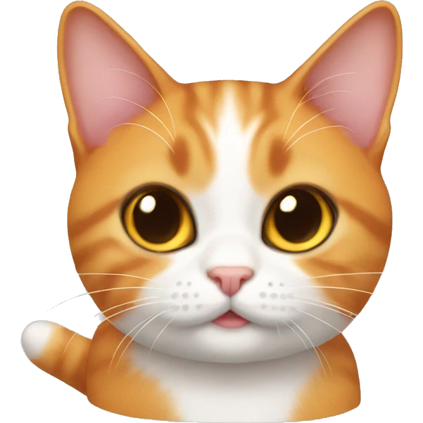 Orange munchkin cat emoji