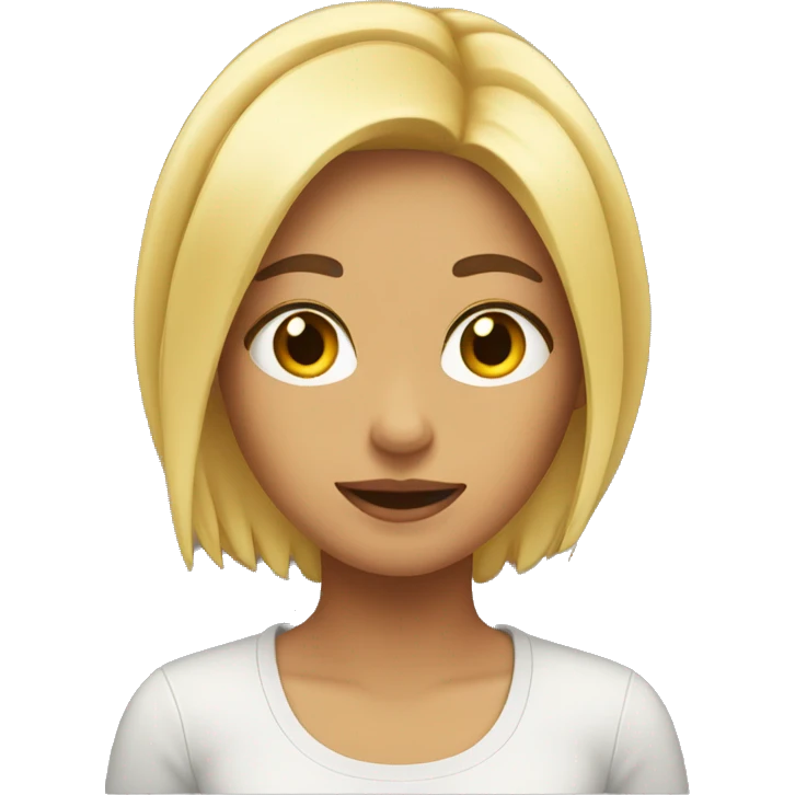 Chica rubia emoji