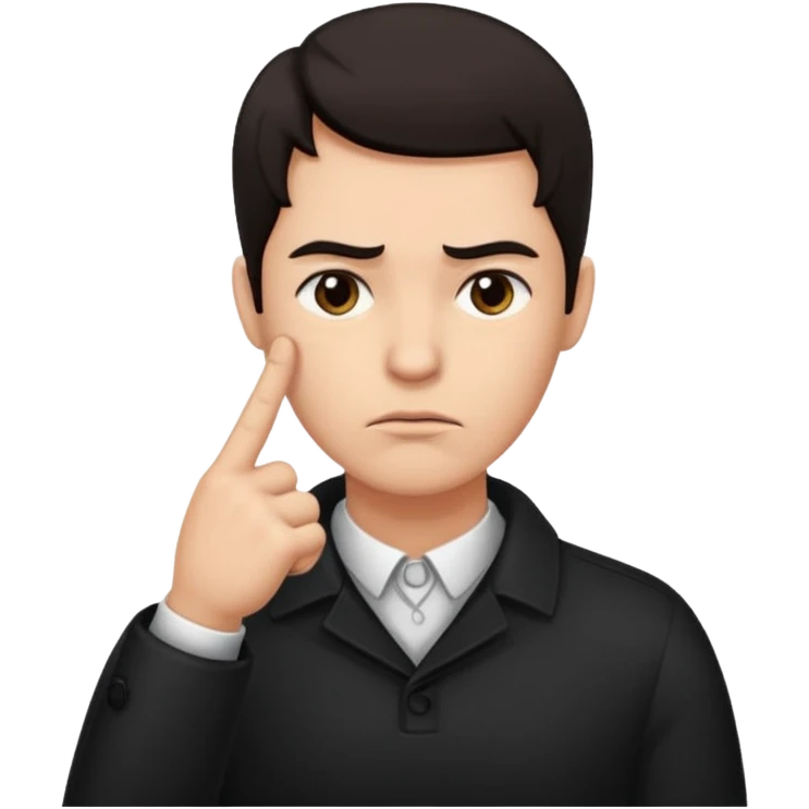 put your big finger on the neck  emoji