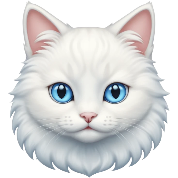  Cat white emoji