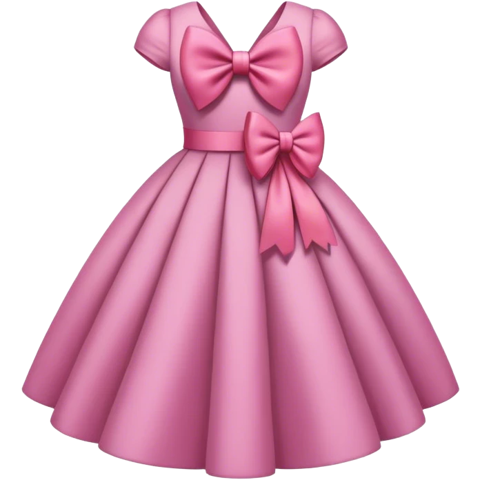Dress with bow emoji