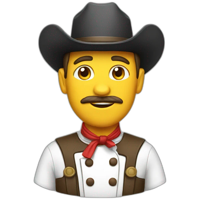Cowboy-chef emoji