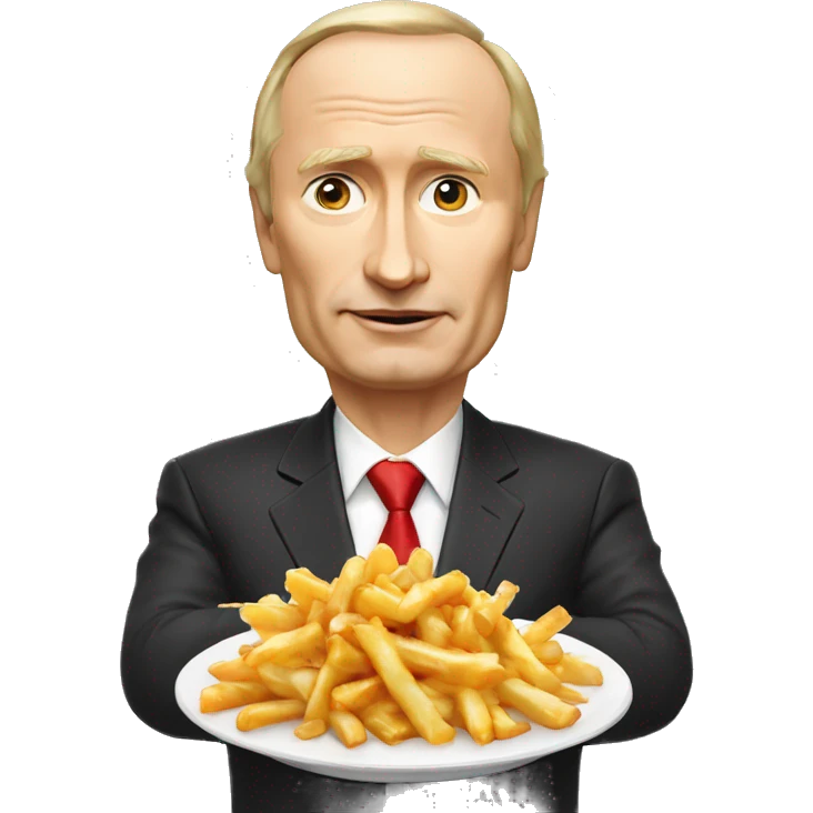 Vladimir Poutine who’s eat a poutine  emoji
