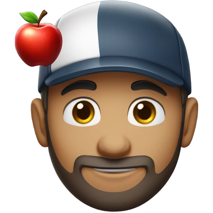Virat kohli holding Apple emoji