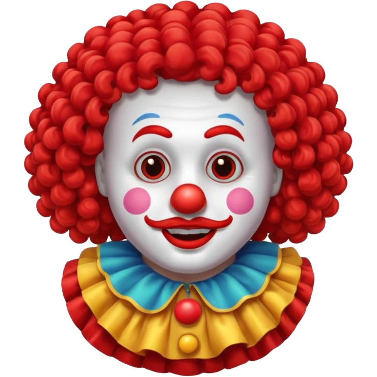 clown's wig emoji
