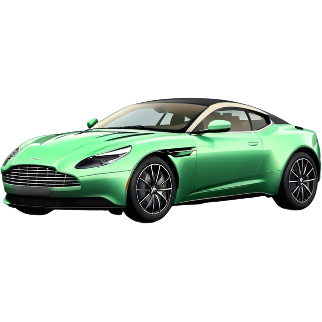Aston Martin DB11 - Aston Martin (Model Year: 2022) (Iconic colour: Green) emoji