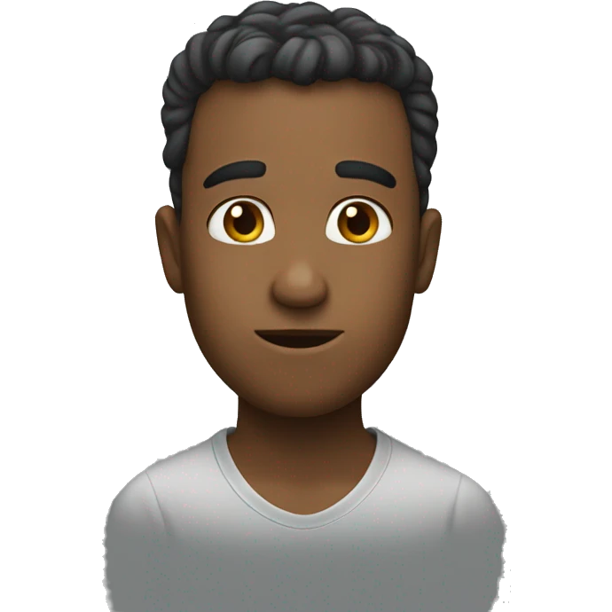 Fine shy emoji