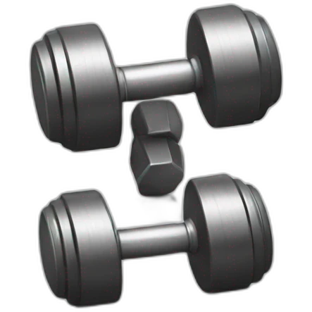  dumbbells emoji