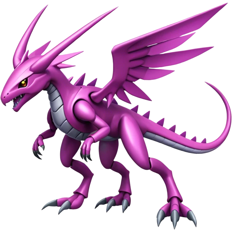  Cool Edgy Shiny Ethereal Legendary Digimon-Genesect-Palkia-hybrid full body emoji