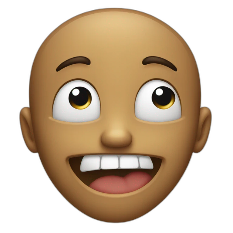 Visage qui pleure de rire emoji
