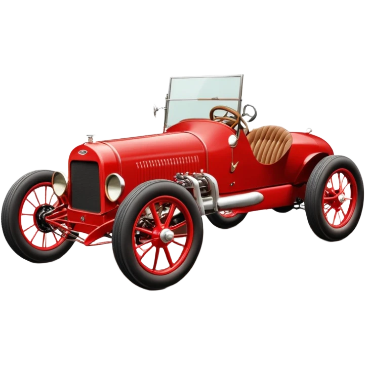  Brown-red Fenderless extended-wheelbase 1926 luxury racing Ford lowered powerful V-8 engined racing car featuring advanced rugged 4 wheel independent suspension, power steering, disc brakes, small leather covered steering wheel, side mounted cowl exhaust  emoji