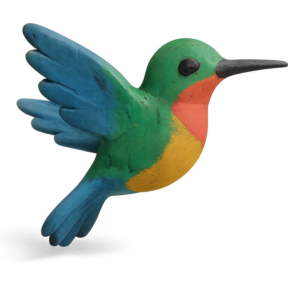 hummingbird claymation style emoji