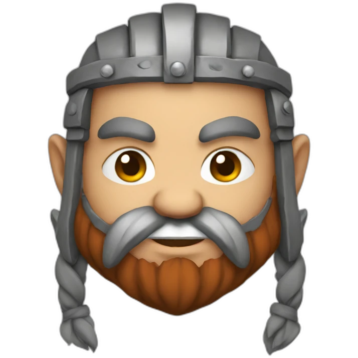 dwarf warrior face emoji