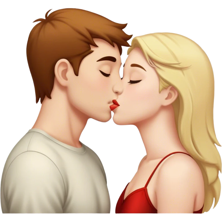 Me kissing my bf emoji