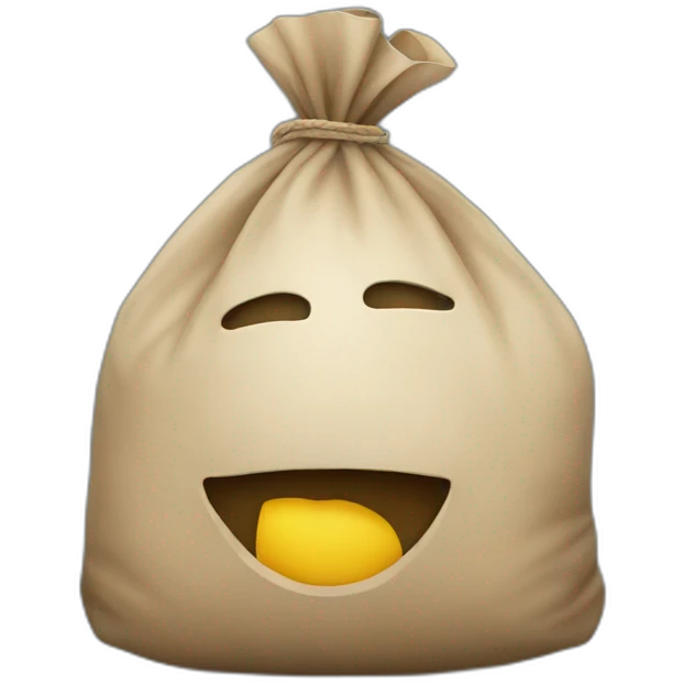 Big money bag emoji