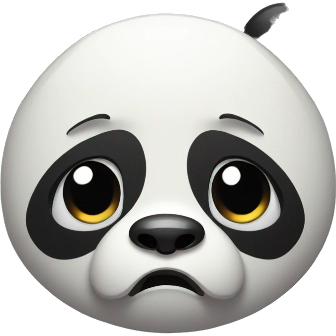 Sad panda emoji