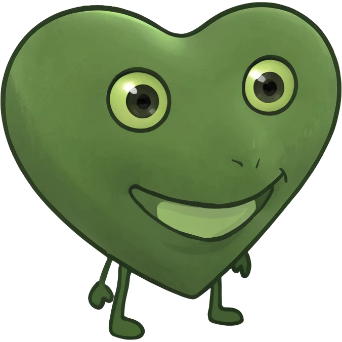 dark green heart emoji