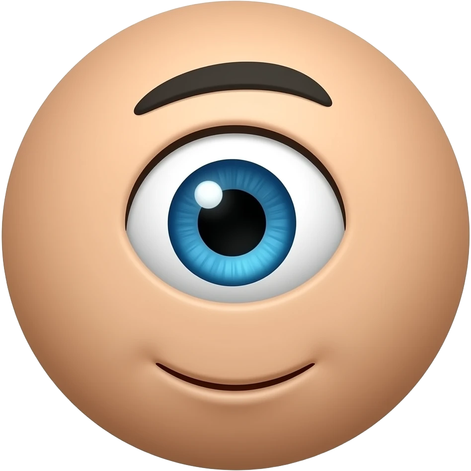 Side eyeing emoji circle face emoji