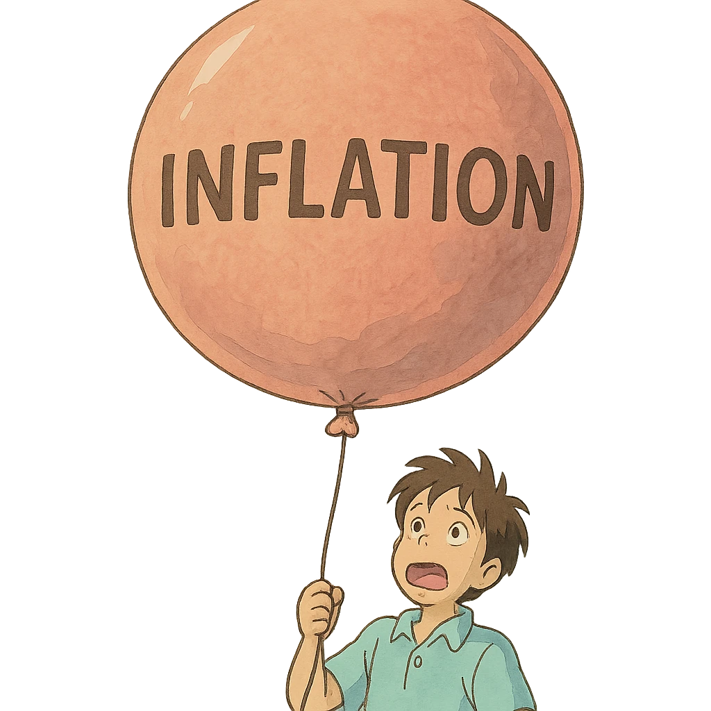 representation of inflation emoji