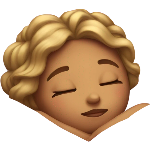 Princess sleeping emoji
