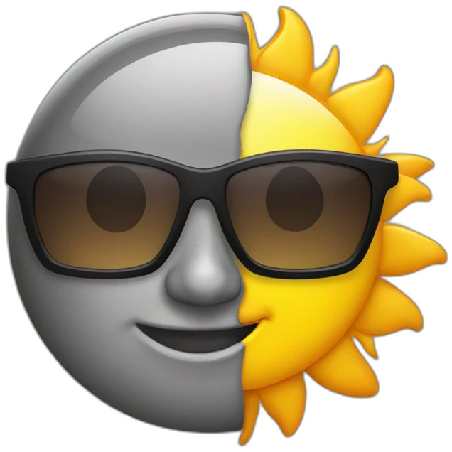 sun glass emoji