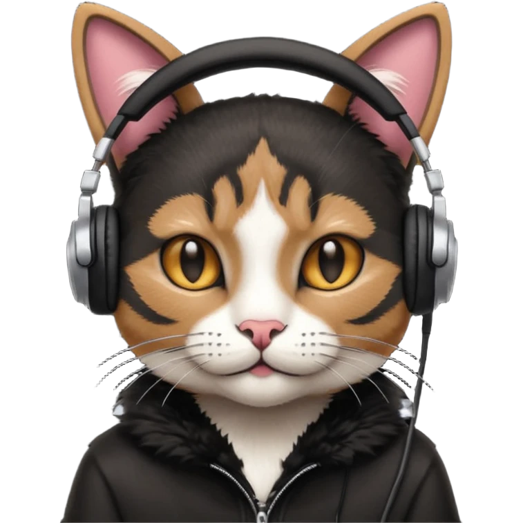DJ cat emoji
