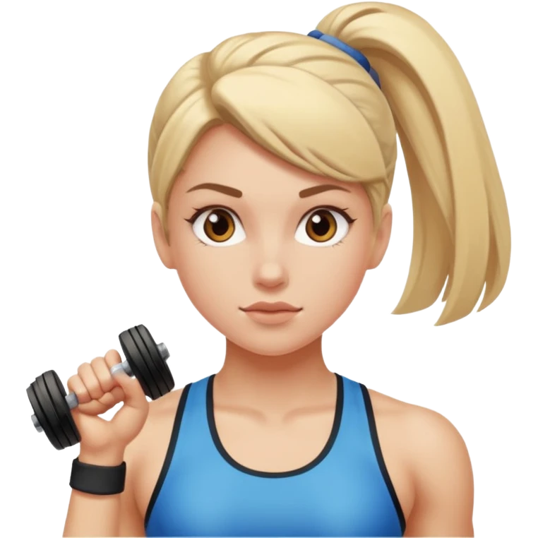 Gym girl emoji