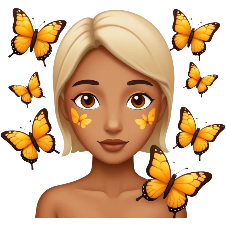 Loving butterflies emoji
