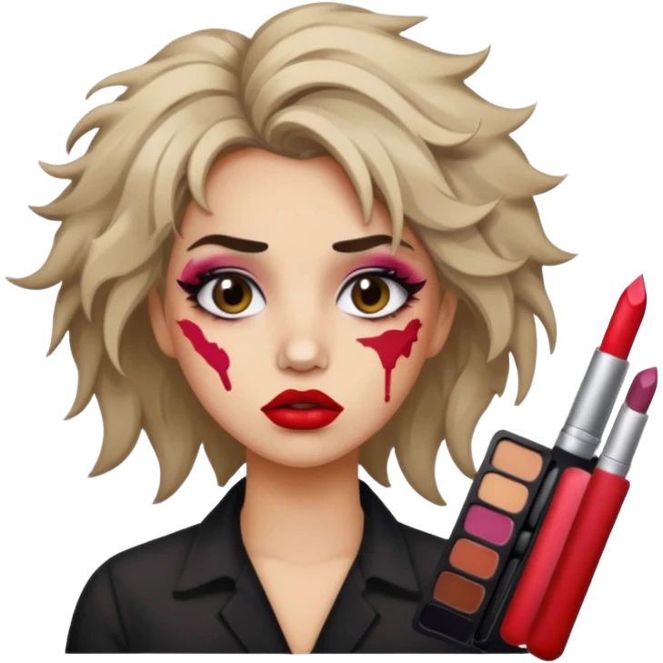 clumsy makeup artist emoji