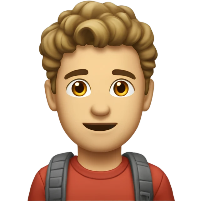 Собака шпиц рыжая emoji