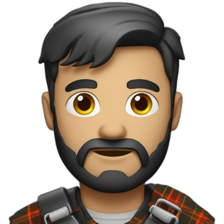 arsonist wearing a kilt emoji