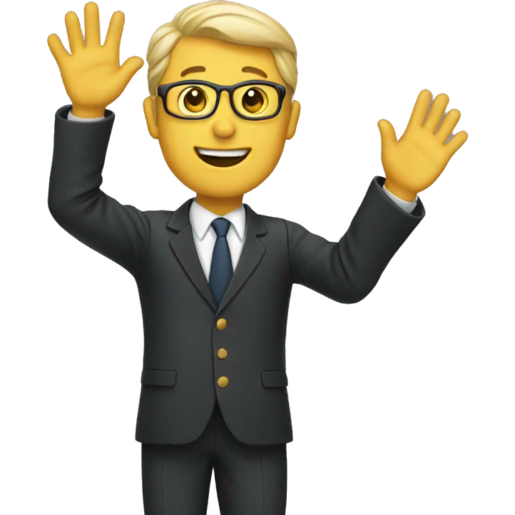 director of technology waving emoji