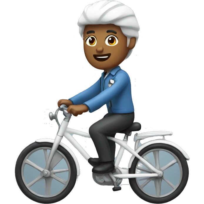 Doc riding a bike  emoji