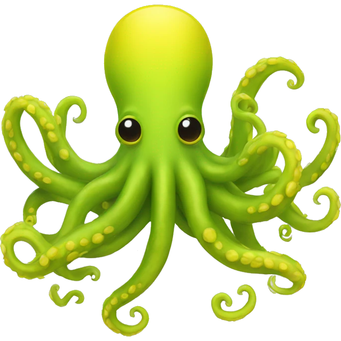 tentacules jaunes emoji