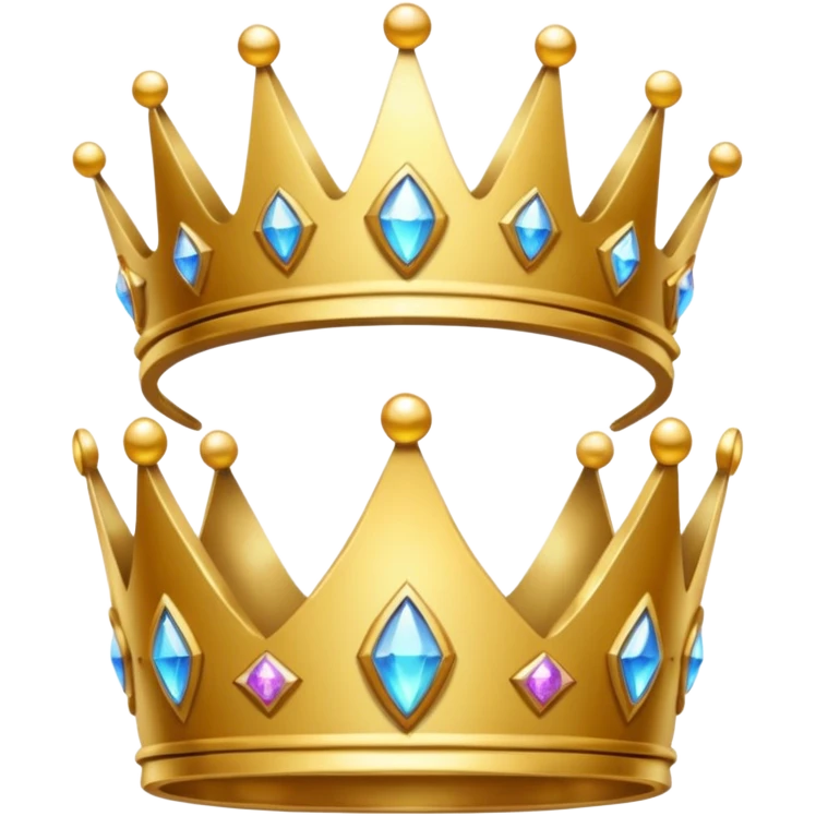 galaxy crown without a face emoji