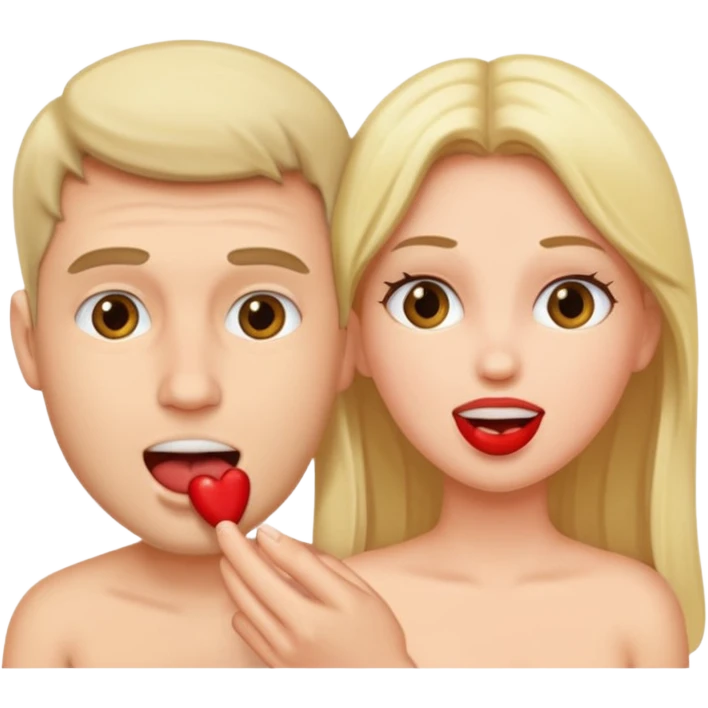 Male and female oral sex  emoji