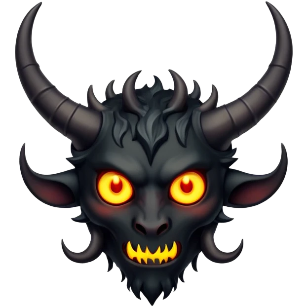 Demonio negro  emoji