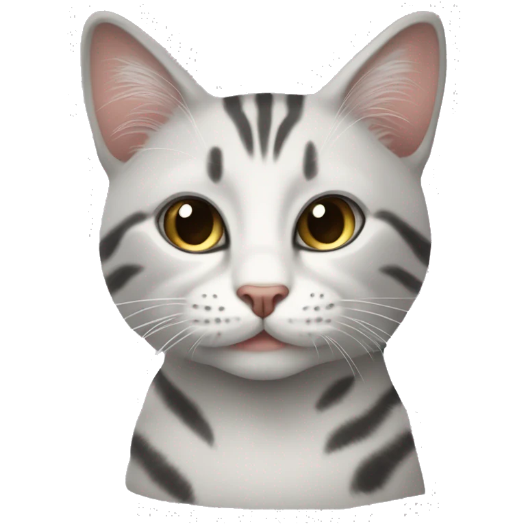 нарисуй смешного котика который пьет чай emoji