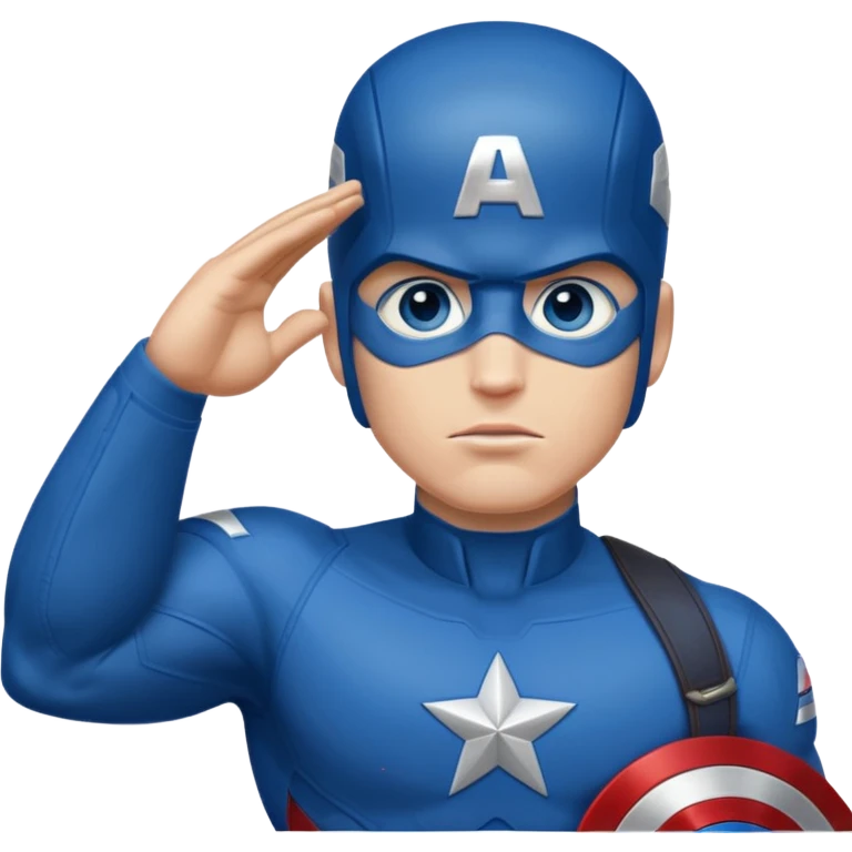 Captain America salute emoji