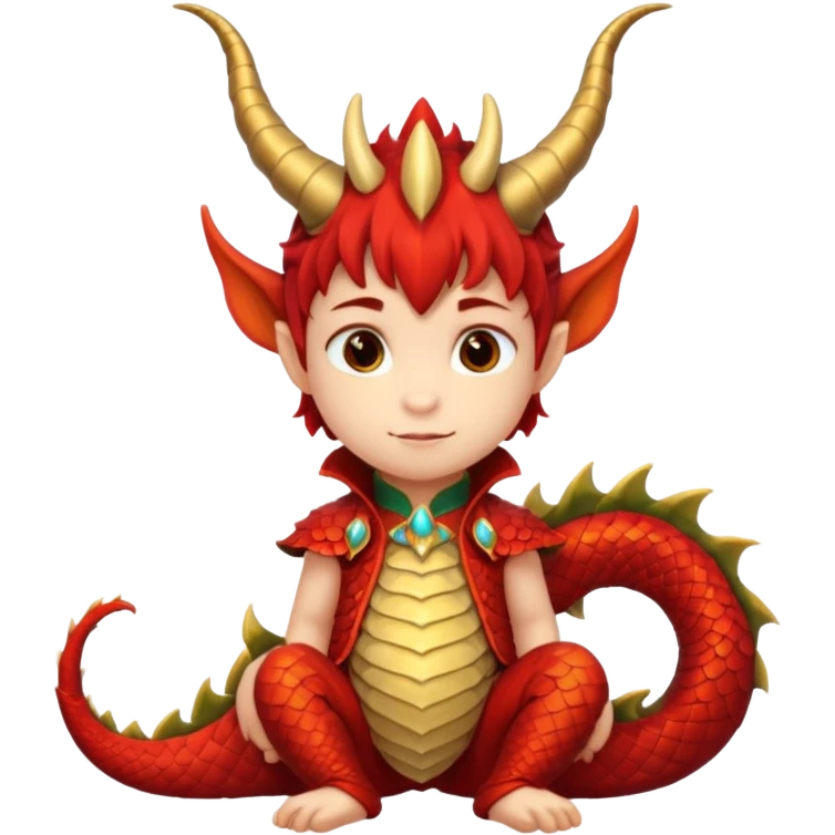 Dragon child getup emoji