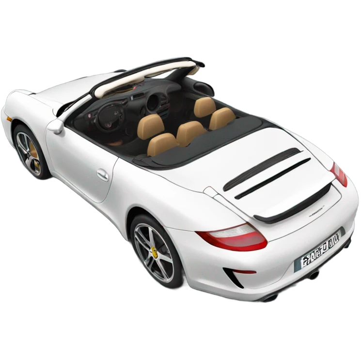 Porsche convertible  emoji
